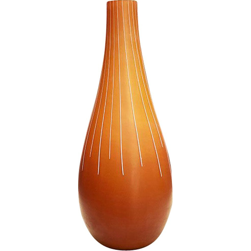 vase vintage ambre à - murano murano