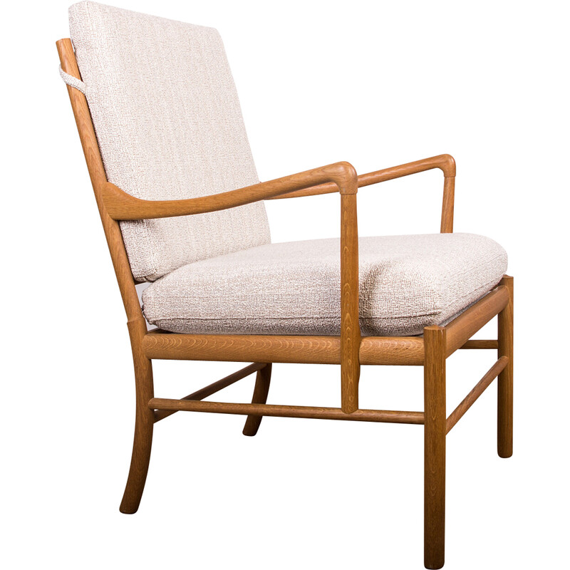 fauteuil vintage en chêne - carl