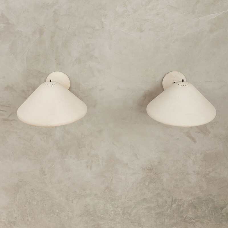 Set of 2 vintage wall lights by Tronconi, 1970-80s