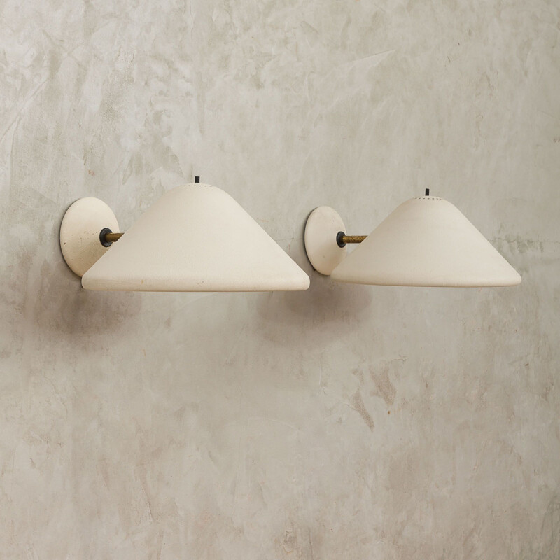 Set of 2 vintage wall lights by Tronconi, 1970-80s
