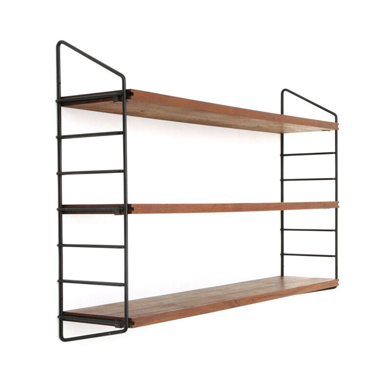 Vintage shelving unit in teak, Italy, 1960s