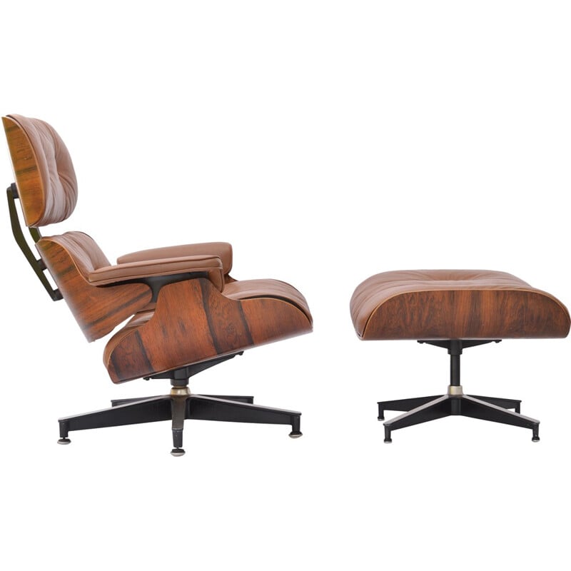 Herman Miller lounge chair and ottoman, Charles & Ray EAMES - 1970
