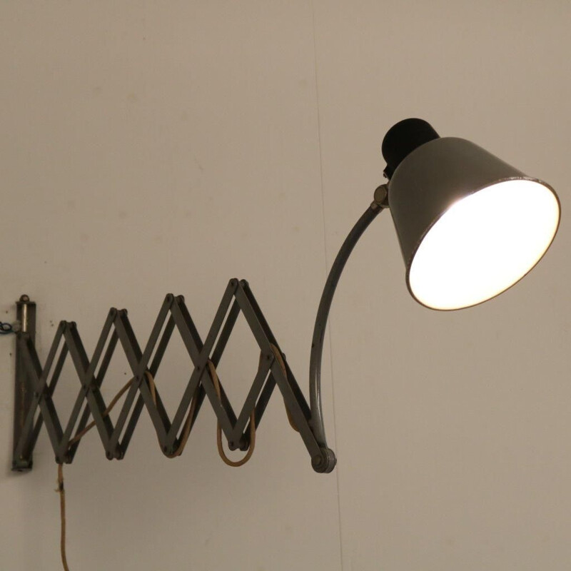 Vintage Scissor lamp by Belmag, Switzerland, 1950s