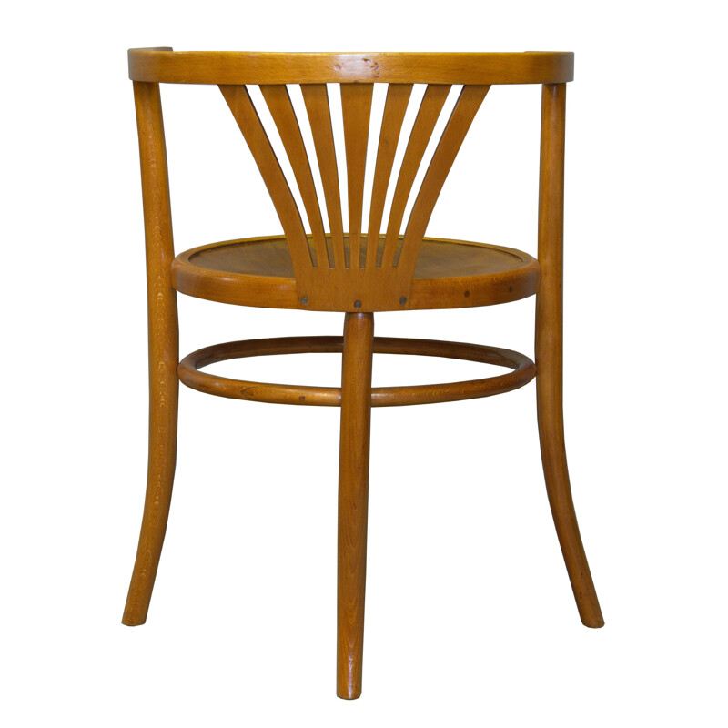 Vintage dining chair model B28 by Thonet from Fischel, 1930s