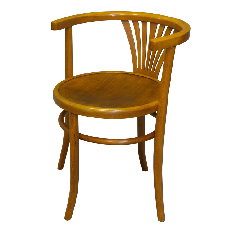 Vintage dining chair model B28 by Thonet from Fischel, 1930s