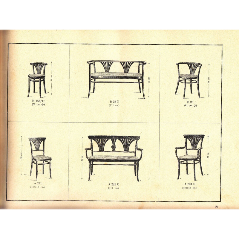 Vintage dining chair model B28 by Thonet from Fischel, 1930s