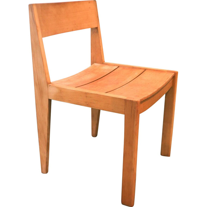 Stuhl "Rare chair" N 266 Horgen Glarus aus Teakholz, Martha HUBER-VILLIGER - 1950