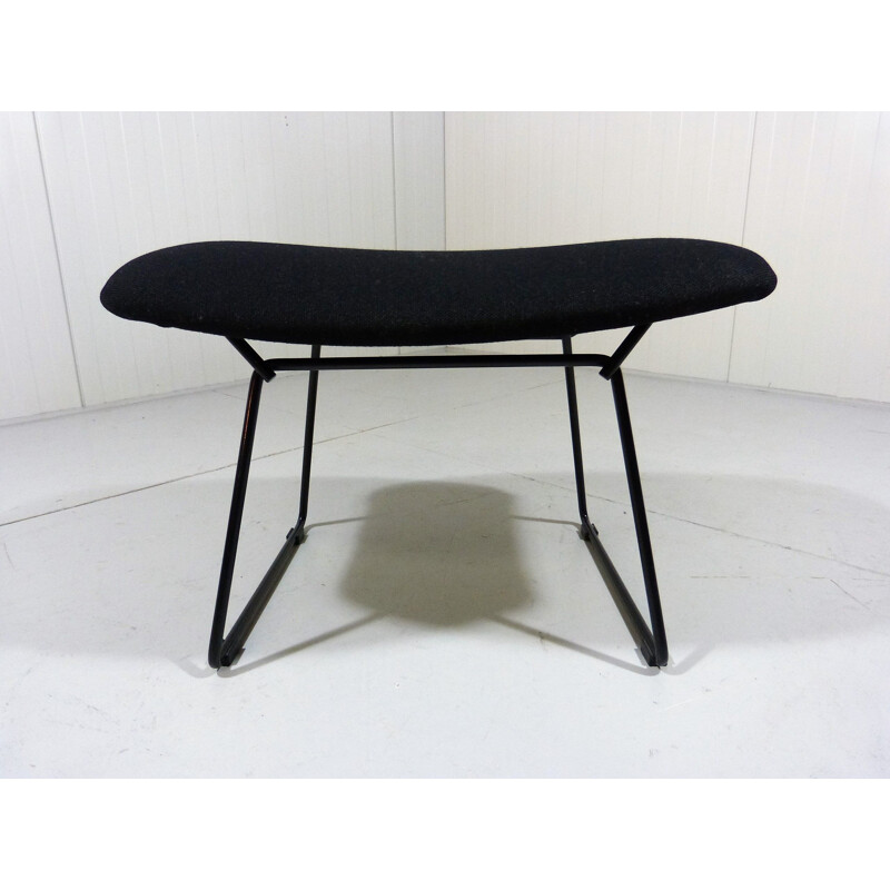 Vintage Bird Lounge Chair & Footstool by Harry Bertoia, 1980s