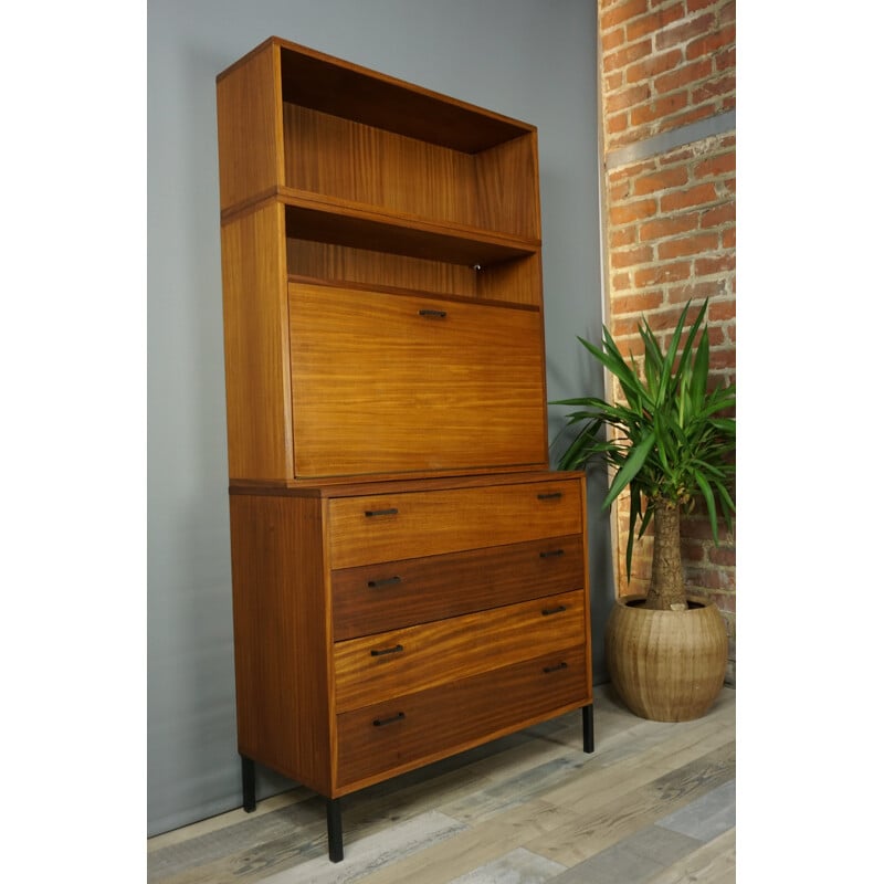 Large vintage wooden chest of drawers 1950