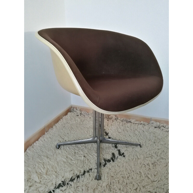 Vintage armchair La Fonda by Charles and Ray Eames for Herman Miller 1970