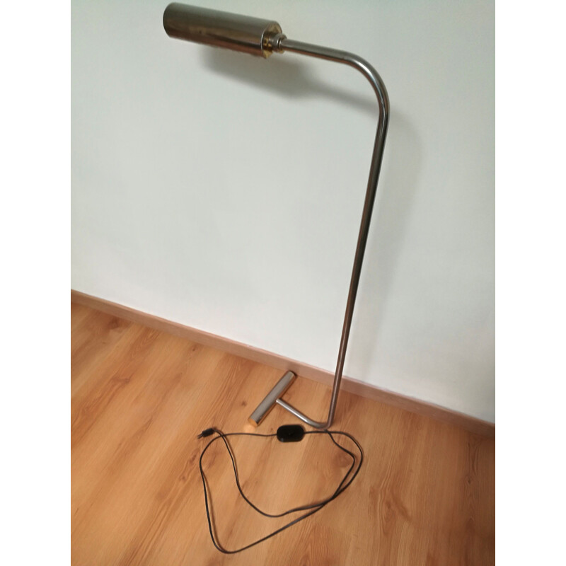 Vintage gilt metal reading lamp by Christian Liaigre 1980