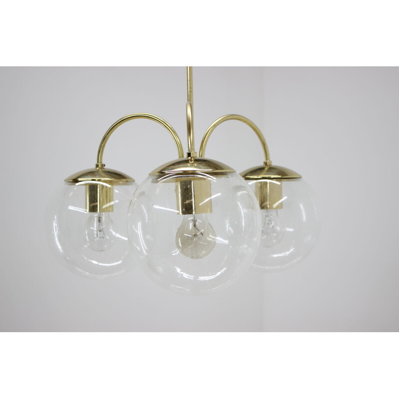 Vintage chandelier by Kamenicky Senov, 1960s