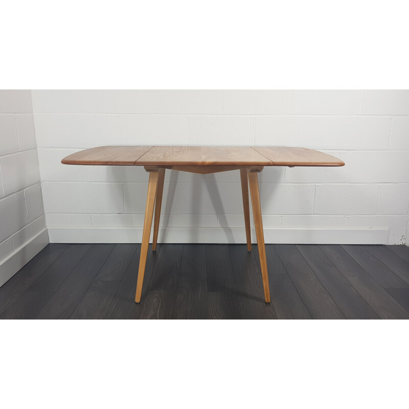 Vintage Ercol square drop leaf dining Table, 1960s