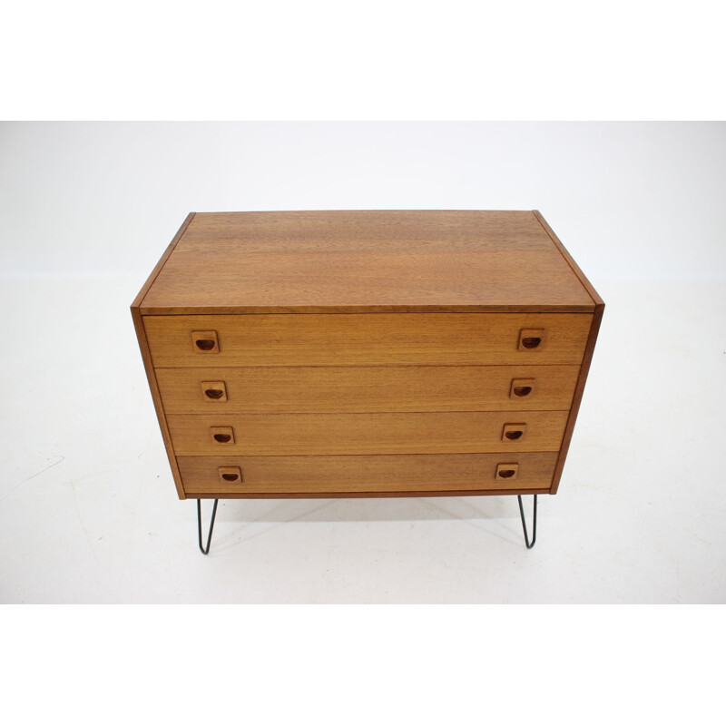 Vintage teak upcycled chest of drawers, Denmark, 1960s 