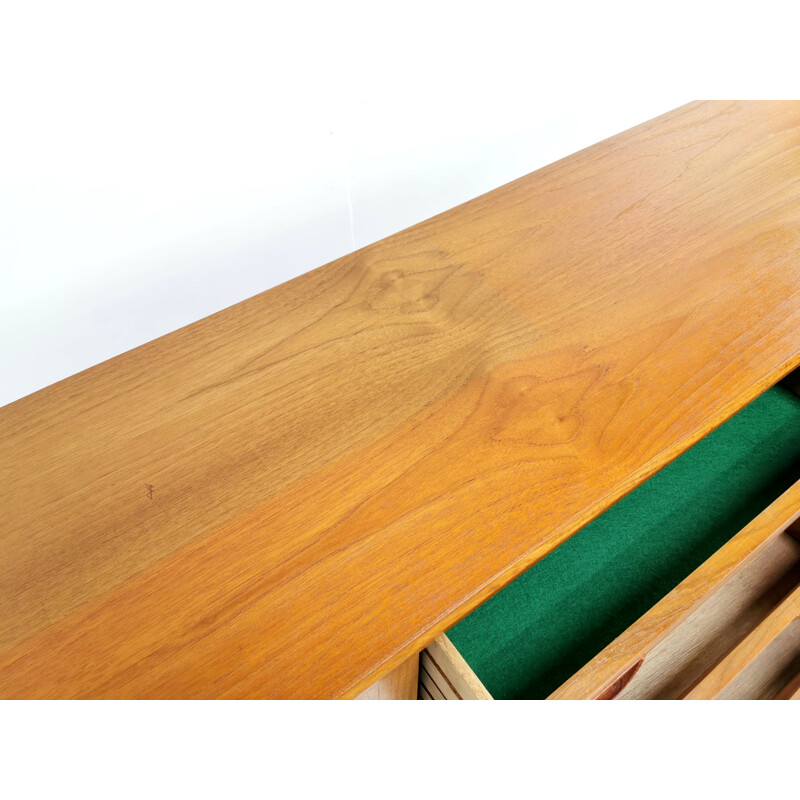 Vintage Danish teak sideboard by Clausen & Son 1960s 