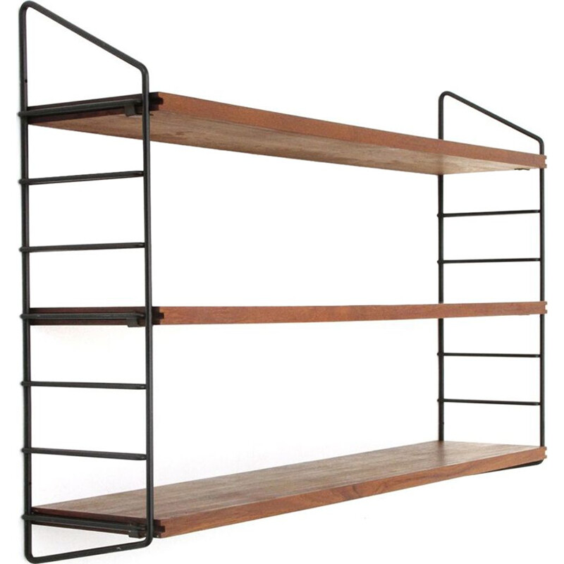 Vintage shelving unit in teak, Italy, 1960s