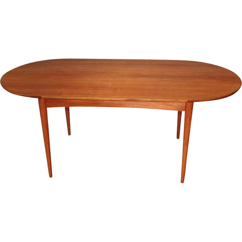 Vintage teak dining table by Frank Guille for publisher Austinsuite, 1960