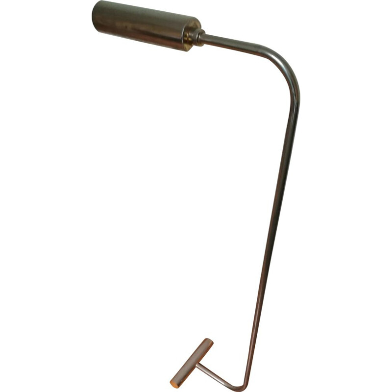Vintage gilt metal reading lamp by Christian Liaigre 1980