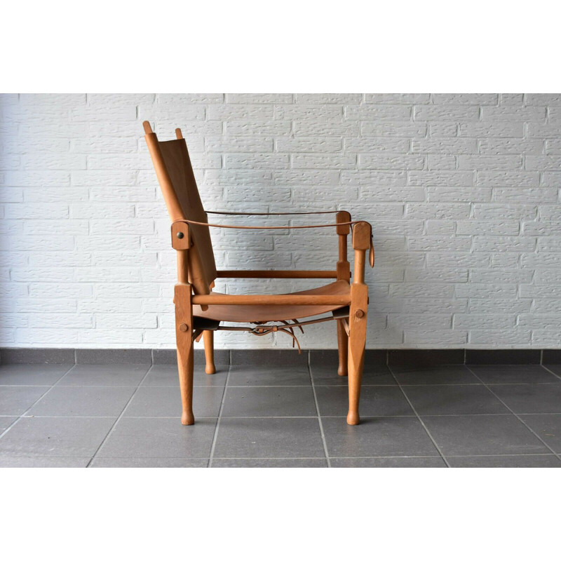 Fauteuil vintage Safari de Wilhelm Kienzle pour Wohnbedarf, Suisse, 1960