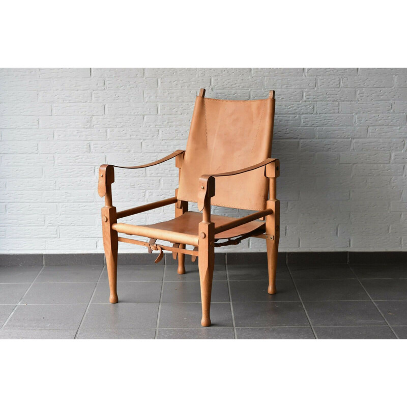 Fauteuil vintage Safari de Wilhelm Kienzle pour Wohnbedarf, Suisse, 1960