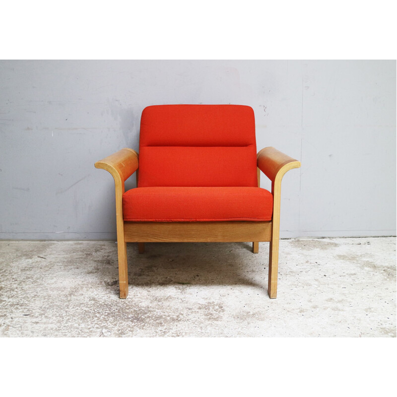 Fauteuil vintage de Magnus Olesen, Danemark, 1970