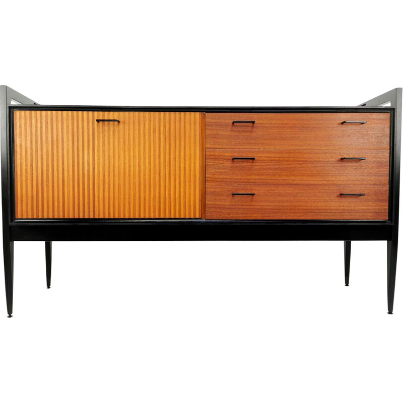 Buffet vintage en teck Havane par Wrighton, 1950 