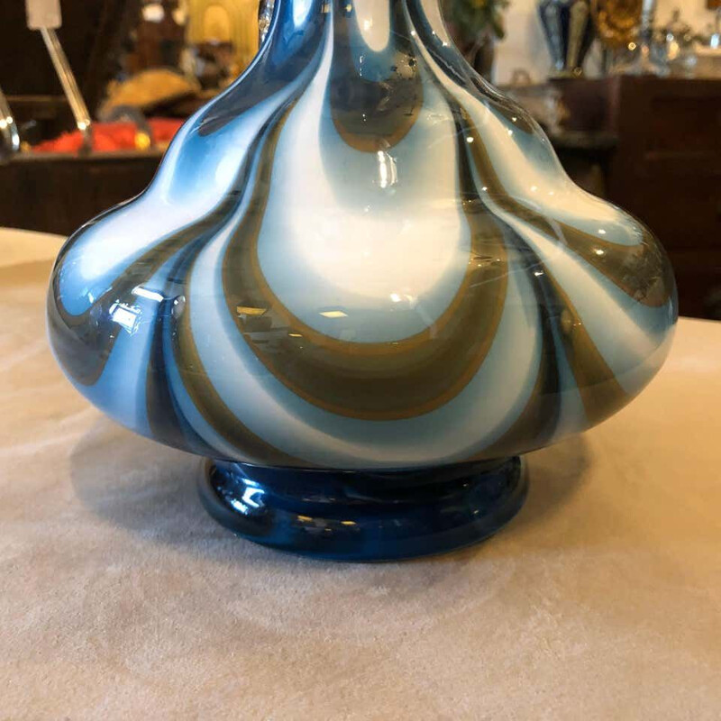 Vintage blue Murano Glass Jug, 1970