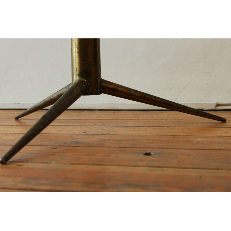 "Langui" floor lamp in bronze, Emiel VERANNEMAN - 1950