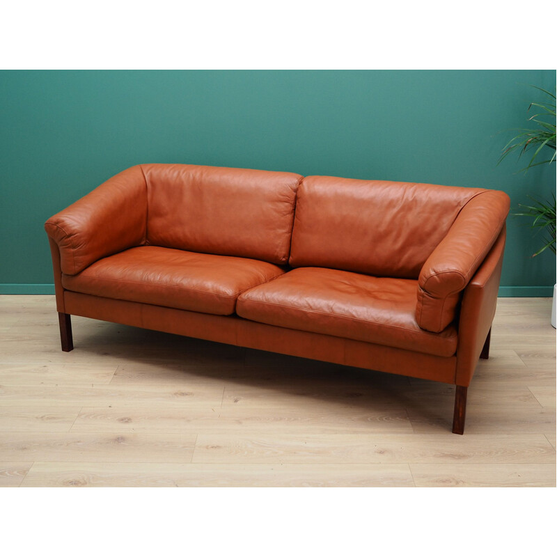 Vintage Danish Sofa in Leather, 1960