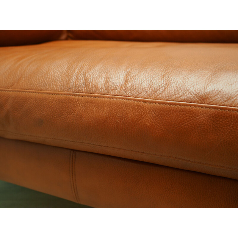 Vintage Danish Sofa in Leather, 1960