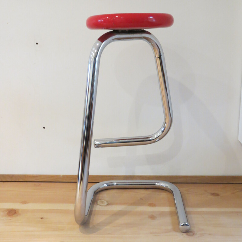 Vintage K700 Paperclip Stool by Hugh Hamilton Philip Salmon for Form Canada Design Import, 1960