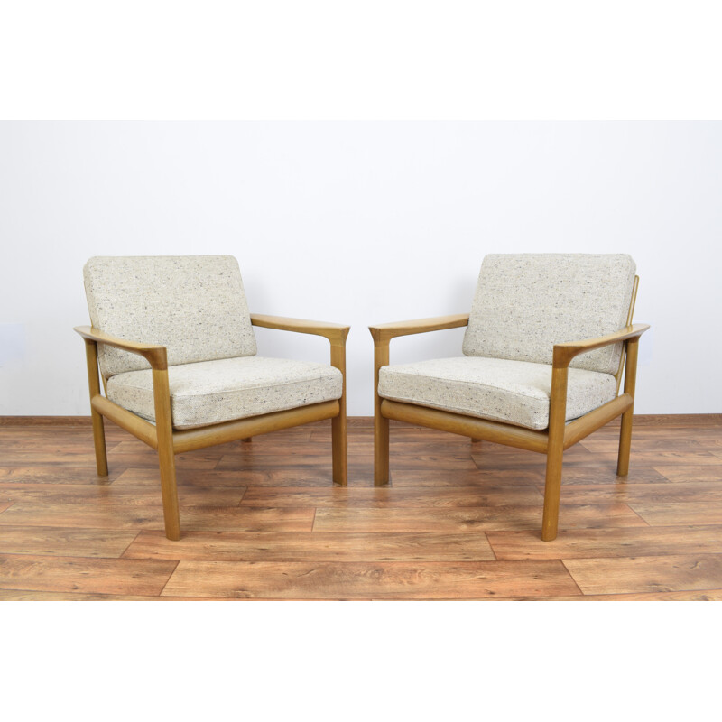 Pair of Danish Armchairs by Sven Ellekaer for Komfort, 1960s