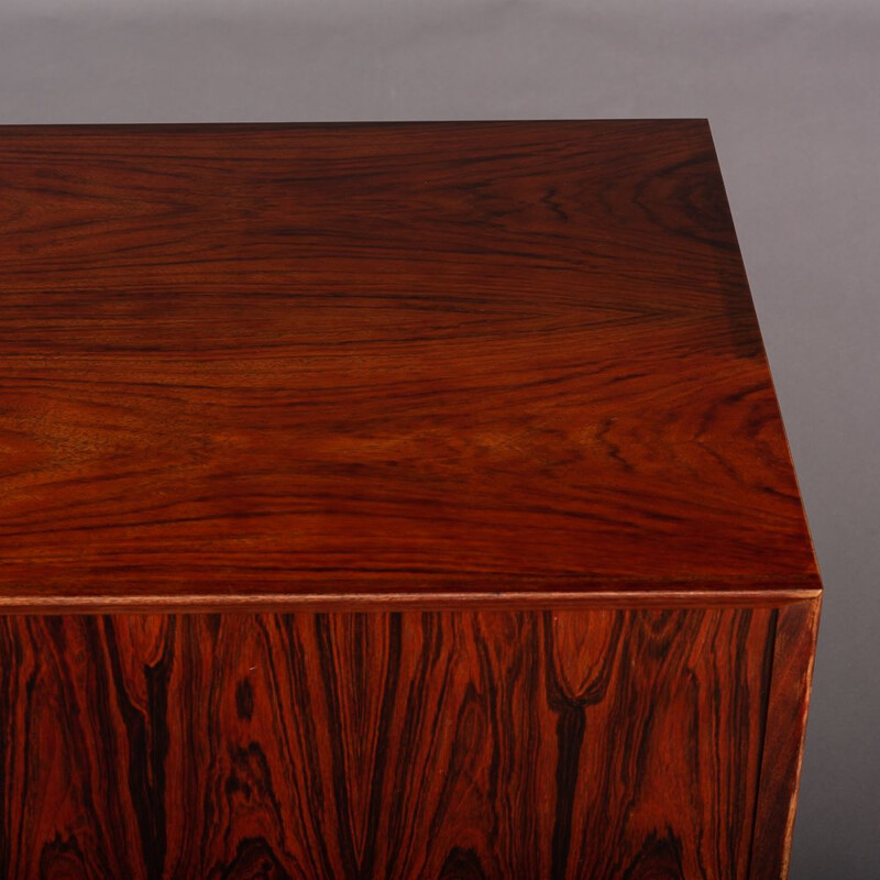 Vintage Danish Expressive Rosewood Low Sideboard by E. Brouer for Brouer Møbelfabrik, 1960s