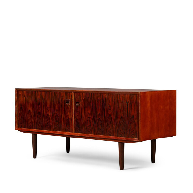 Vintage Danish Expressive Rosewood Low Sideboard by E. Brouer for Brouer Møbelfabrik, 1960s