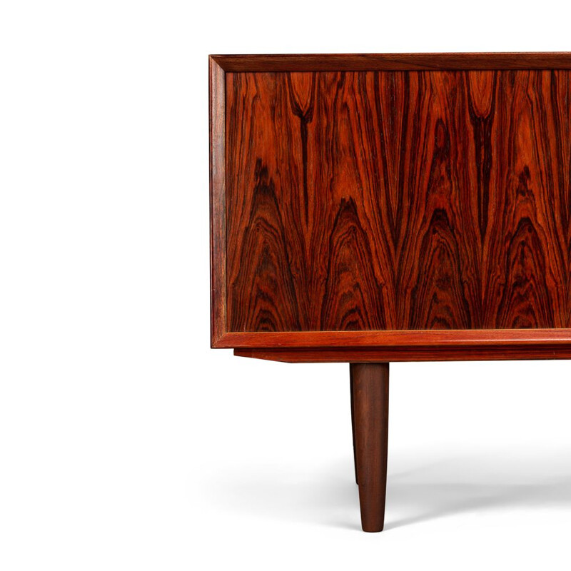 Vintage Danish Expressive Rosewood Low Sideboard by E. Brouer for Brouer Møbelfabrik, 1960s