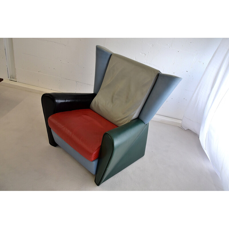 Vintage lounge chair number 14 limited edition by Alessandro Mendini 