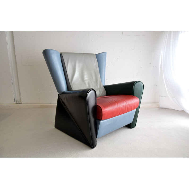 Vintage lounge chair number 14 limited edition by Alessandro Mendini 