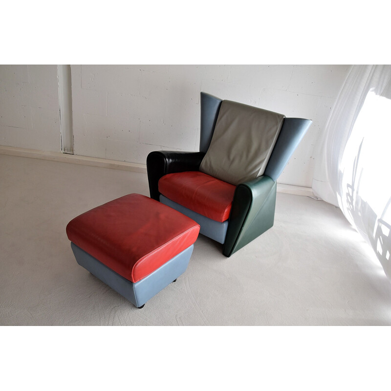 Vintage lounge chair number 14 limited edition by Alessandro Mendini 