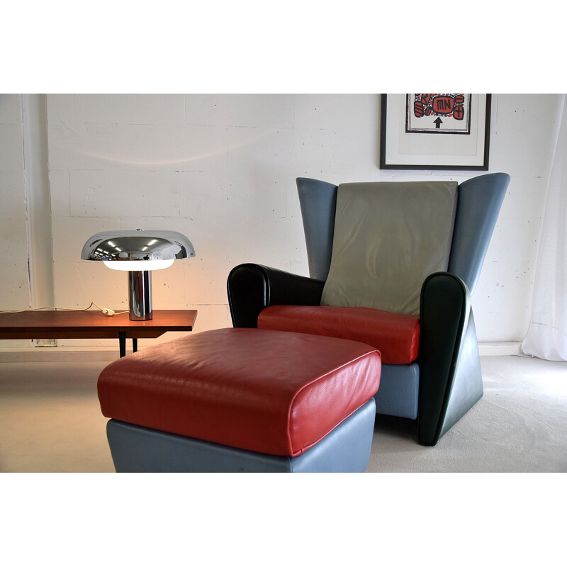 Vintage lounge stoel nummer 14 limited edition van Alessandro Mendini