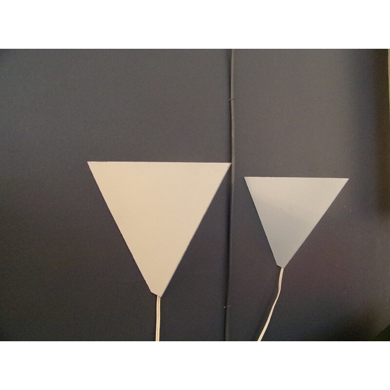 Pair of wall lamps in lacquered metal Anvia, JJM HOOGERVORST - 1960s