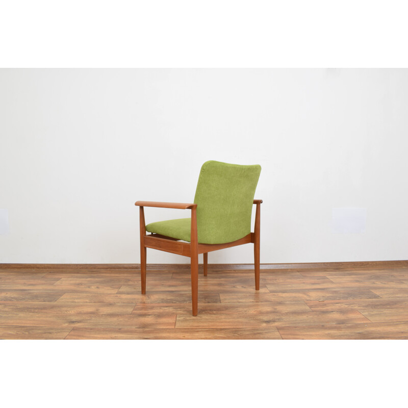 Vintage diplomat teak armchair by Finn Juhl for France & Søn, 1950s