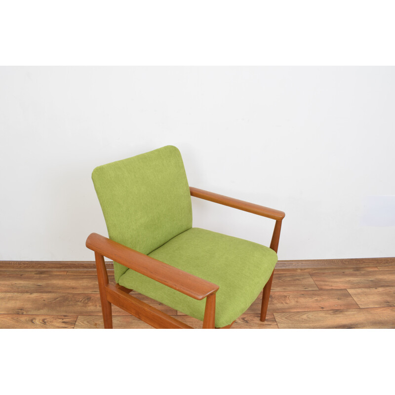 Vintage diplomat teak armchair by Finn Juhl for France & Søn, 1950s