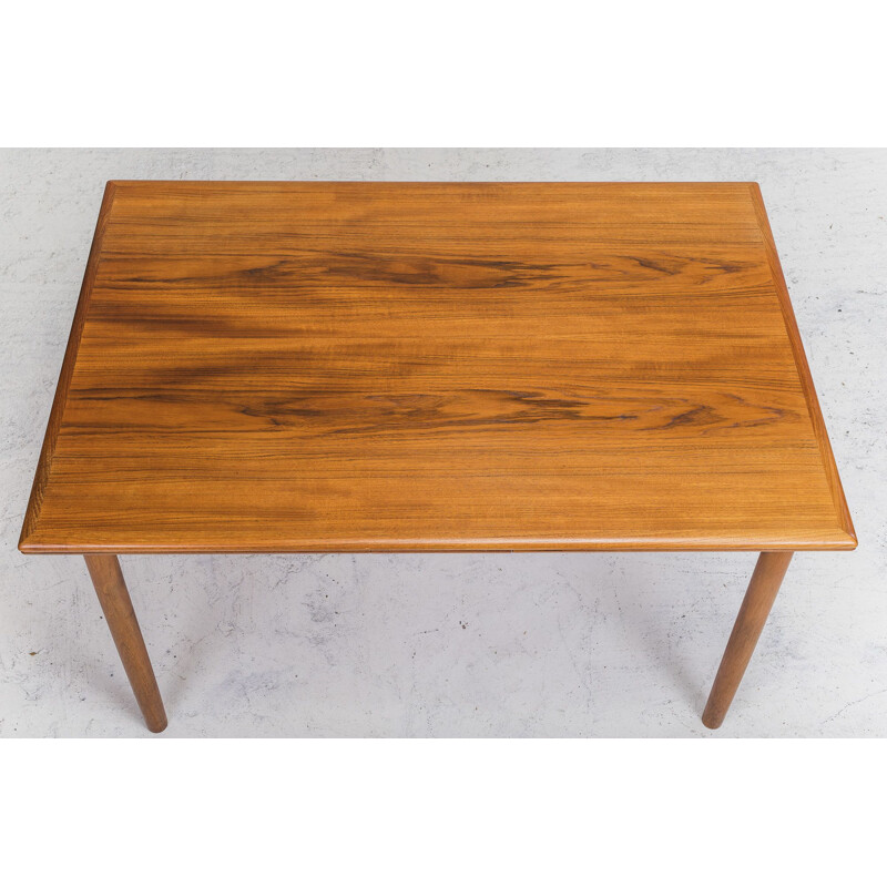 Danish extendable model 145 teak dining table by Willy Sigh for H. Sigh & Søn Møbelfabrik, 1960s