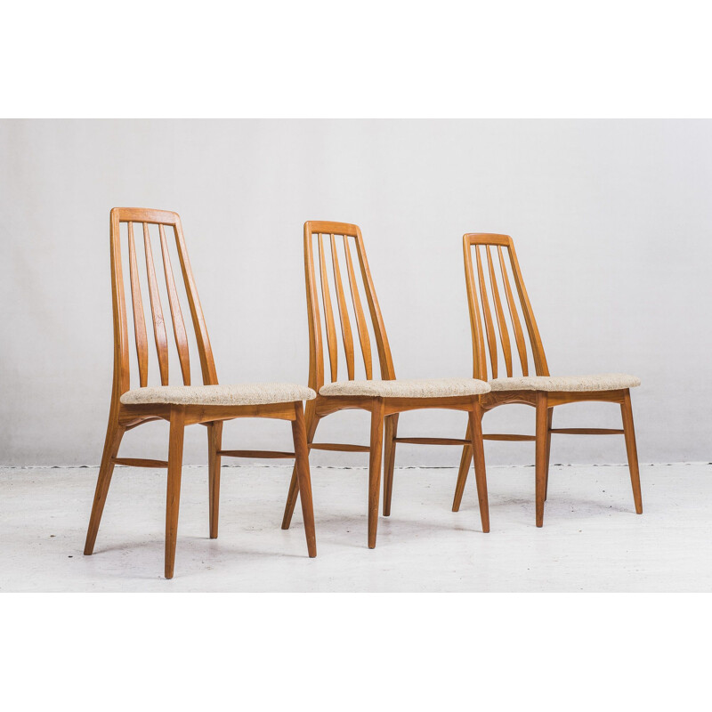 Ensemble de 6 chaises à repas vintage modèle Eva de Koefoeds Møbelfabrik, 1960