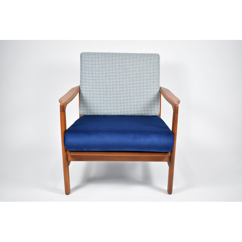 Cadeira de braços escandinava vintage B-7522, 1960