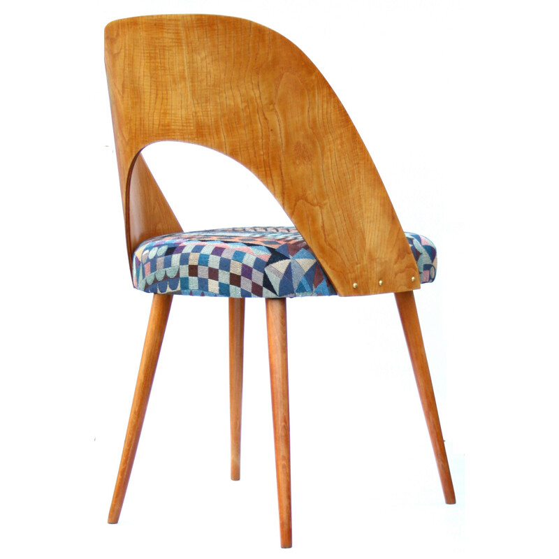 Chair in plywood and fabric, Antonin SUMAN - 1963