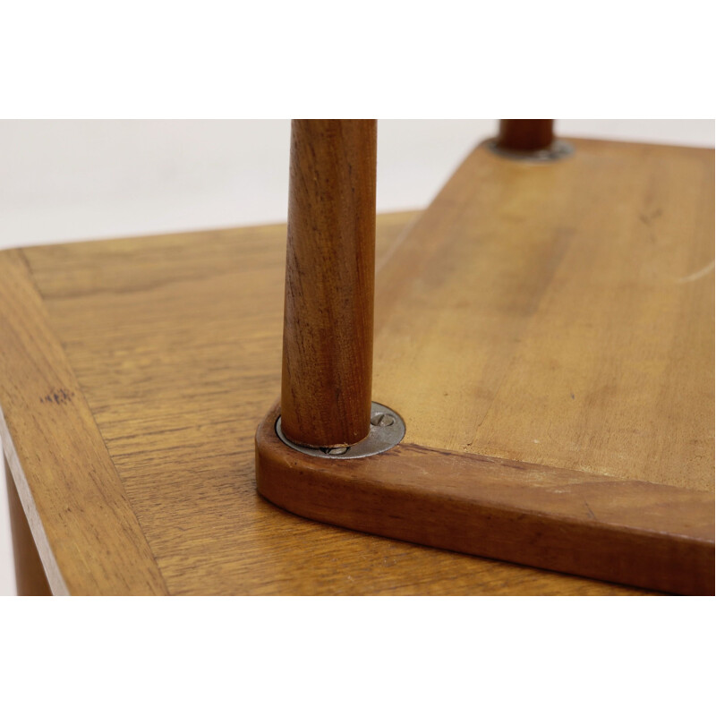 Set of 3 teak vintage nesting tables, 1960s