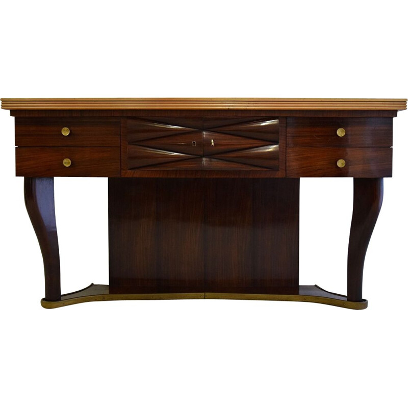 Vintage Rosewood modern sideboard by Osvaldo Borsani