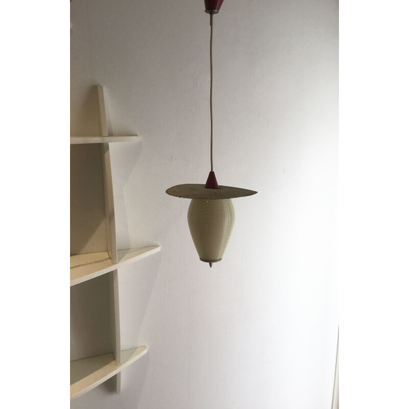 Lámpara de suspensión holandesa vintage de Pilastro