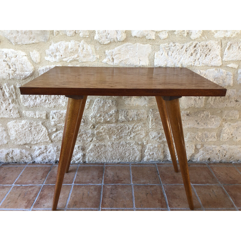 Vintage compass legs side table, 1960